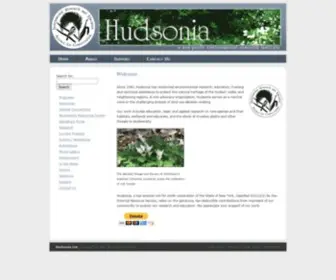 Hudsonia.org(Hudsonia Ltd) Screenshot