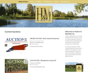 Hudsonmarshall.com(Current Auctions) Screenshot