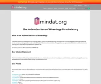 Hudsonmineralogy.org(Hudson Institute of Mineralogy) Screenshot