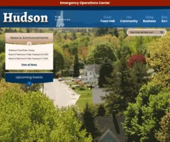 Hudsonnh.gov(Hudson New Hampshire) Screenshot