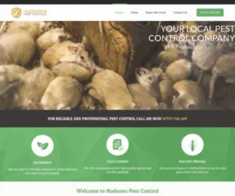 Hudsonpests.com(Hundson's Pest Control) Screenshot