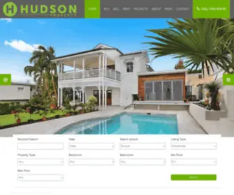 Hudsonproperty.com.au(Real Estate Agent Brisbane) Screenshot