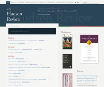 Hudsonreview.com(The Hudson Review) Screenshot