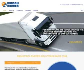 Hudsonrubber.co.za(Rubber Manufacturing Company) Screenshot