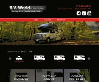 HudsonrvWorld.com(R.V) Screenshot