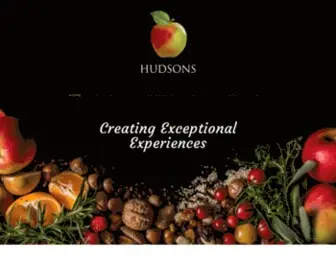 Hudsonscatering.co.uk(Wedding Catering Aberdeen) Screenshot