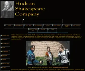 Hudsonshakespeare.org(Website Disabled) Screenshot