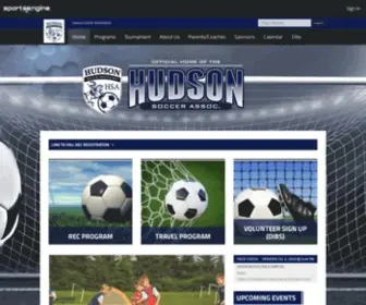 Hudsonsoccer.com(Hudson Soccer Association) Screenshot