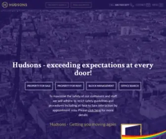 Hudsonsproperty.com(West End Estate Agents) Screenshot