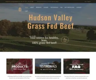 Hudsonvalleygrassfedbeef.com(Hudson Valley Grass Fed Beef) Screenshot