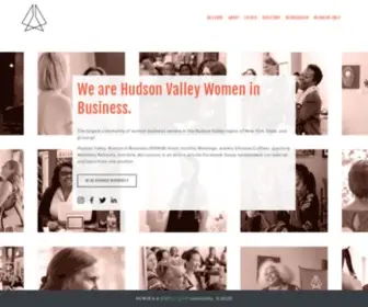 Hudsonvalleywomeninbusiness.com(Hudson Valley Women in Business) Screenshot