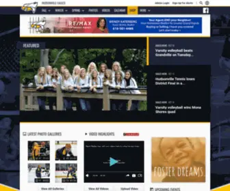 Hudsonvilleathletics.com(Team Home Hudsonville Eagles Sports) Screenshot