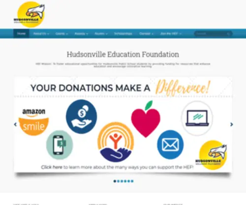 Hudsonvilleeducationfoundation.org(Hudsonville Education Foundation) Screenshot