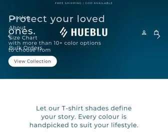 Hueblu.com(Offical Online Store) Screenshot