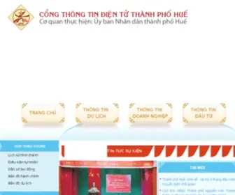 Huecity.gov.vn(Cổng) Screenshot