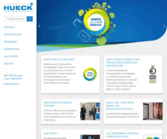 Hueck.com(HUECK Aluminium Systems) Screenshot