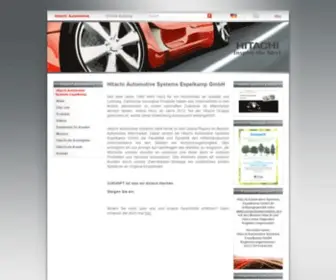 Hueco.com(Hitachi Automotive Systems Espelkamp GmbH) Screenshot