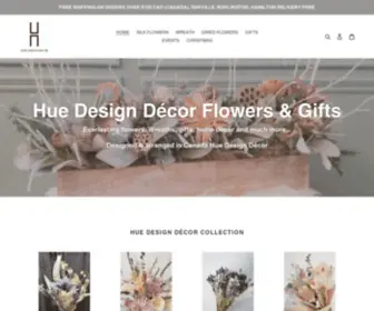 Huedesigndecor.com(Hue Design Décor and gifts) Screenshot