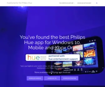 Huedynamic.com(HueDynamic for Philips Hue) Screenshot