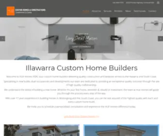 Huehomesnsw.com.au(Wollongong Custom Home Builders & Constructions) Screenshot