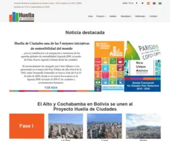 Huelladeciudades.com(Proyecto Huella de Ciudades) Screenshot