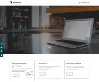 Huelskoetter.info(Kanzleisoftware Advoware) Screenshot