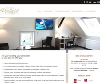 Huenerbeins-Posthotel.de(Hotel, Restaurant, Saal und Catering im Osnabrücker Land) Screenshot