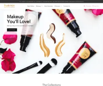 Huenoir.com(Hue Noir Cosmetics) Screenshot