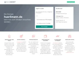 Huerlimann.de(This domain has been registered for a customer by nicsell) Screenshot