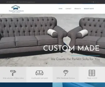 Huertafurniture.com(Custom Designed Furniture Makers) Screenshot