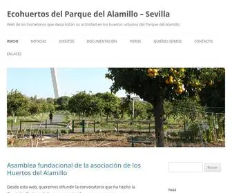 Huertoalamillo.org(Ecohuertos del Parque del Alamillo) Screenshot