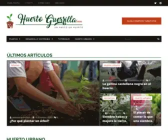 Huertoguerrilla.com(Página principal) Screenshot