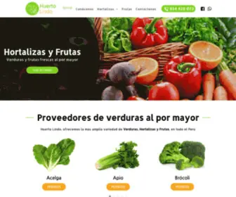 Huertolindo.com(PROVEEDORES DE VERDURAS) Screenshot