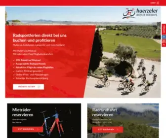 Huerzeler.com(Radsporterlebnis) Screenshot