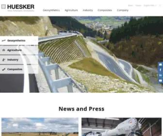 Huesker.us(Geotextiles & Technical Textiles for Construction & Agriculture) Screenshot