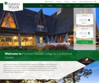 Huestonwoodslodge.com(Our Great Ohio Lodge Property) Screenshot