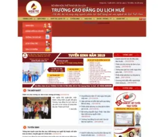 Huetc.edu.vn(Trường Cao đẳng Du lịch Huế) Screenshot