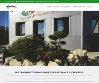 Huetpaysageettravauxpublics.fr(Travaux Publics) Screenshot