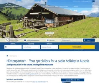 Huettenpartner.com(Hüttenpartner) Screenshot