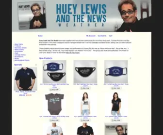 Hueylewisstore.com(Huey Lewis and The News Store) Screenshot