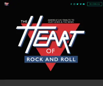 Hueylewistribute.com(The Heart of Rock & Roll) Screenshot