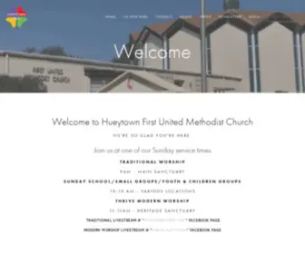 Hueytownfirst.com(Hueytown First United Methodist Church) Screenshot