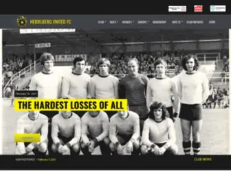 Hufc.com.au(The Official Website of Heidelberg United Football Club) Screenshot