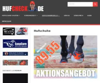 Hufcheck.de(Hufschuhe COACH®) Screenshot