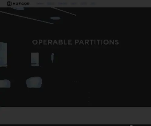 Hufcoraustralia.com(Operable Partitions & Glasswall) Screenshot