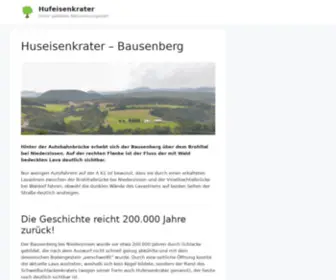 Hufeisenkrater.de(Das beliebte Naturschutzgebiet) Screenshot