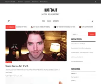 Huffbait.com(HUFFBAIT is a blog) Screenshot