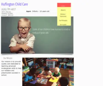 Huffingtonchildcare.com(Huffington Child Care Home) Screenshot