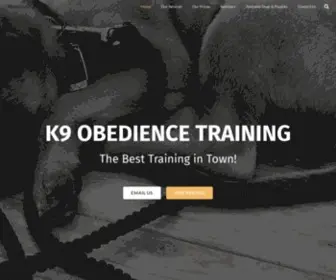 Huffmank9.com(K9 Obedience Training) Screenshot