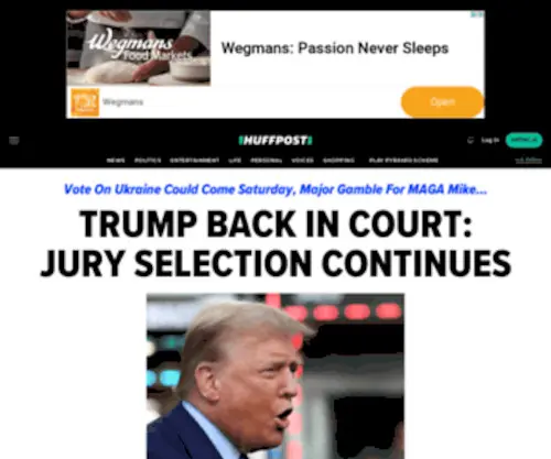 Huffpost.com(Breaking News) Screenshot